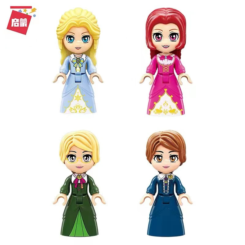 Enlighten Lego Toy Qman Keeppley Princesa Leia: SnowY Swan Castle 2616 启蒙 飘雪天鹅城堡