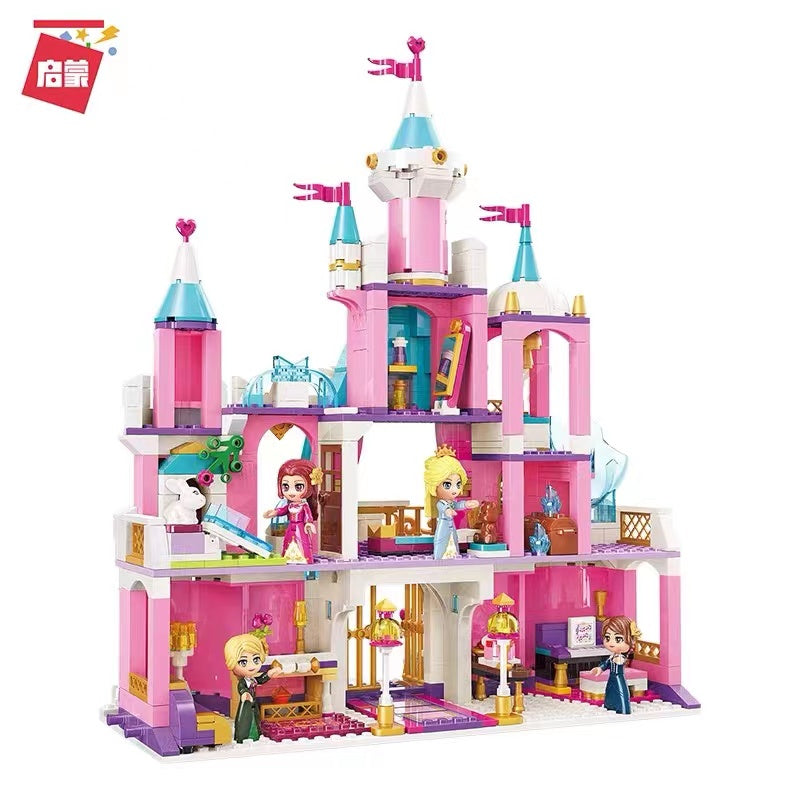 Enlighten Lego Toy Qman Keeppley Princesa Leia: SnowY Swan Castle 2616 启蒙 飘雪天鹅城堡