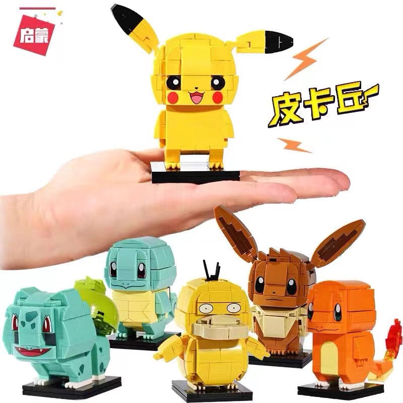 Enlighten Lego Toy Qman Kuppy Keeppley Pokemon Assembled Pikachu 116pcs A0101 启蒙积木 皮卡丘