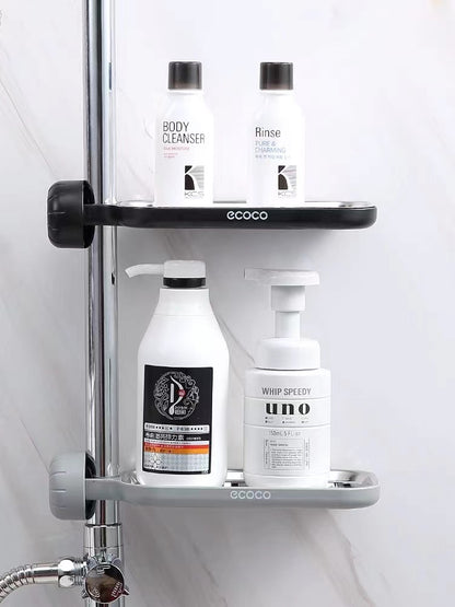 Ecoco Kitchen Bathroom Storage Shelves Faucet Dishcloth Sponge Drain Rack 意可可 不锈钢置物架