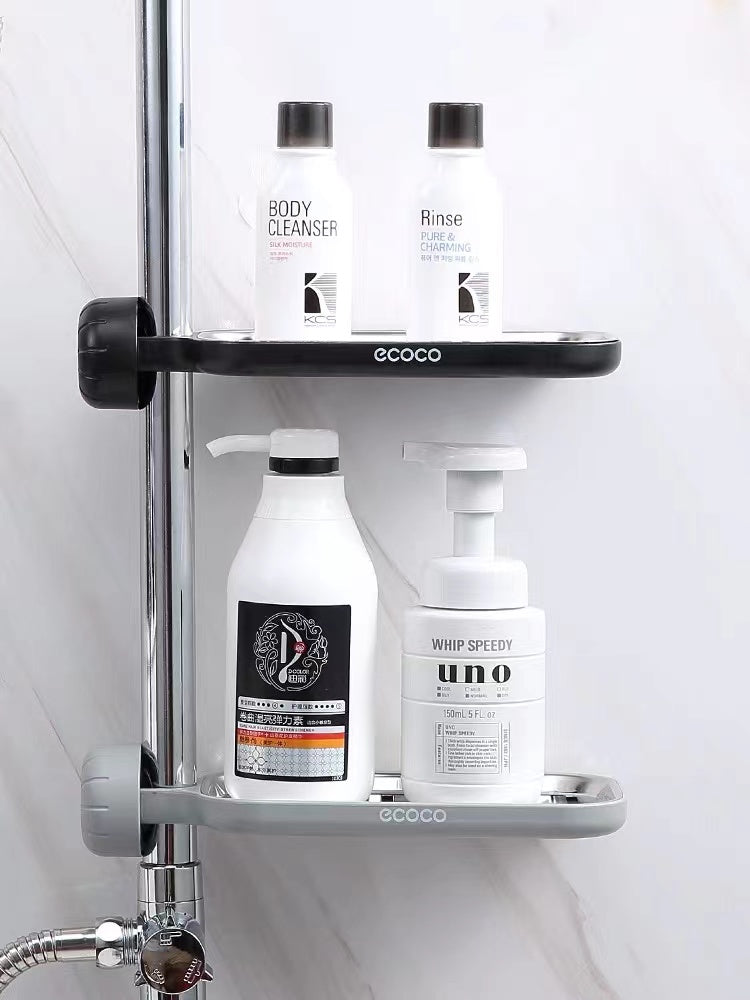 Ecoco Kitchen Bathroom Storage Shelves Faucet Dishcloth Sponge Drain Rack 意可可 不锈钢置物架
