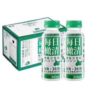 China Healthy juice Mei Ri Olive Phyllanthus emblica Juice 245ml Good for Throat 每日橄清 橄榄汁