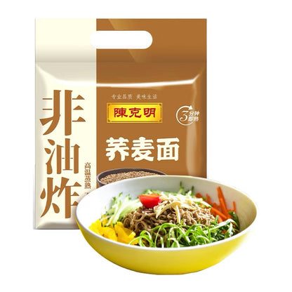 Chen KeMing 0 Fat Non-Fried Buckwheat Noodles 800g 陈克明荞麦面