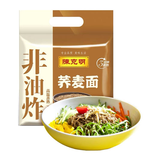 Chen KeMing 0 Fat Non-Fried Buckwheat Noodles 800g 陈克明荞麦面