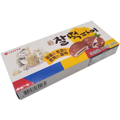 Korea Lotte Chocolate Rice Cake 6pcs 210g