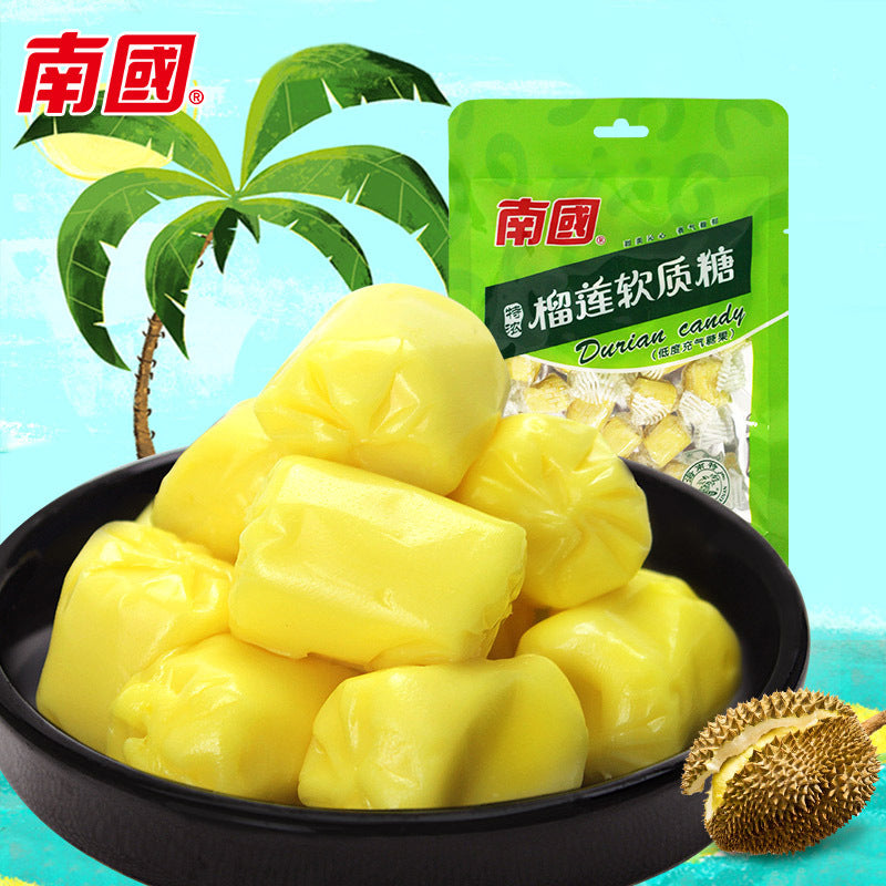 China Nan Guo Durian Soft Candy 82g 海南特产 南国榴莲糖