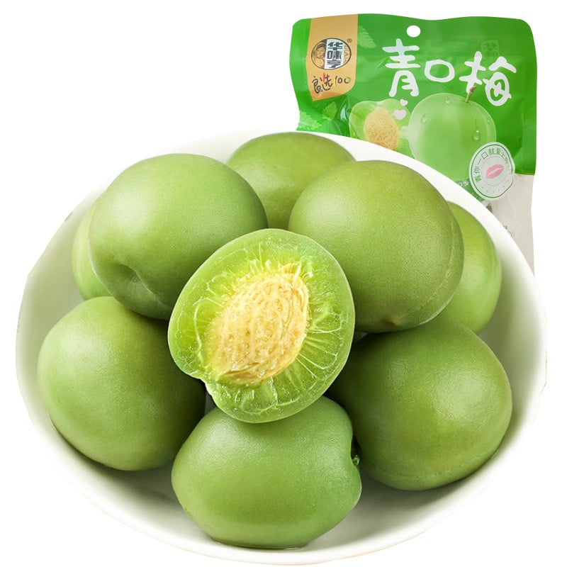 China Imported Hua Wei Heng Green Plum 120g Ready to eat Snack Fruit Snack