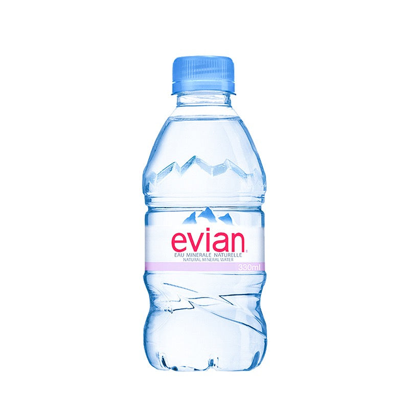 Evian Natural Mineral Water 330ml bottle