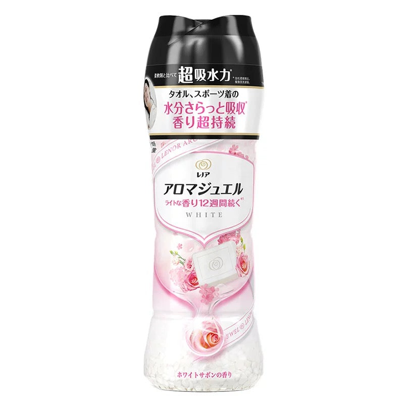 [Japón n.° 1] Lenor Happiness Aroma Jewel Laundry, aroma a rosa de larga duración, 470 ml