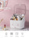 Make Up Storage Box Transparent 1pc White Color 时光机 网红化妆品收纳盒