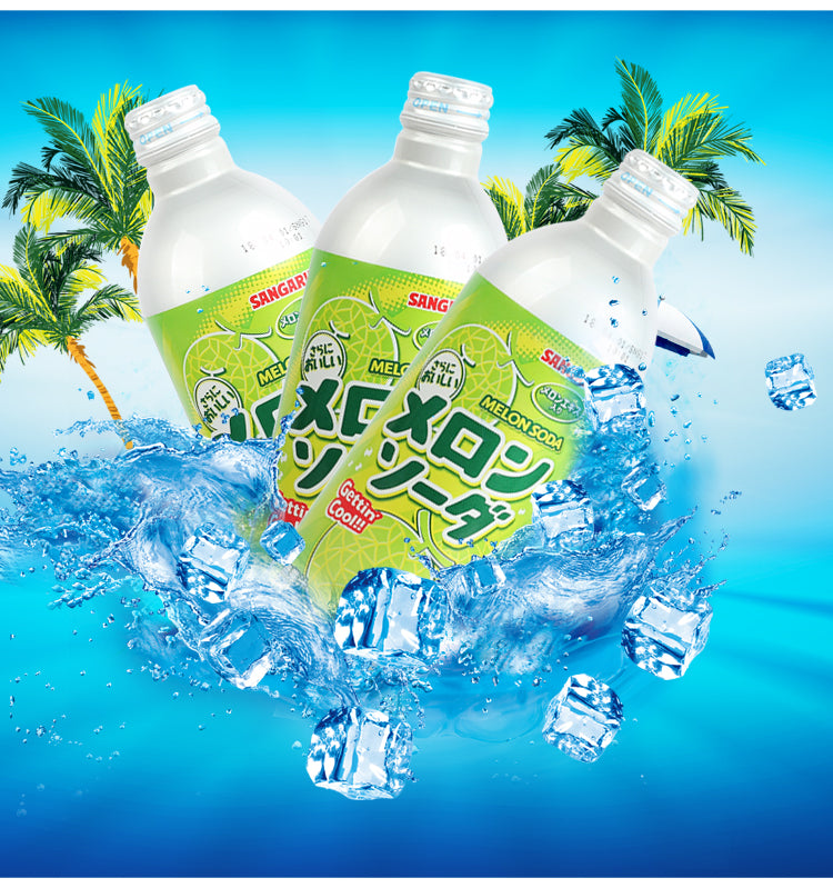 [Japan Imported] Sangaria Ramu Bottle Ramune Soda