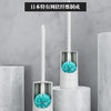 inWE.JIA Toilet Brush Strong Bristles Good Grips Hideaway Compact Long Brush 1pc