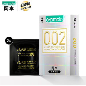 HYDRO POLYURETHANE OKAMOTO CONDOMS 0.02 2Pc.