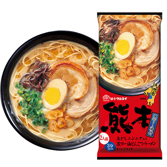 Japan Marutai Kumamoto Kuro Mayu Tonkotsu Ramen