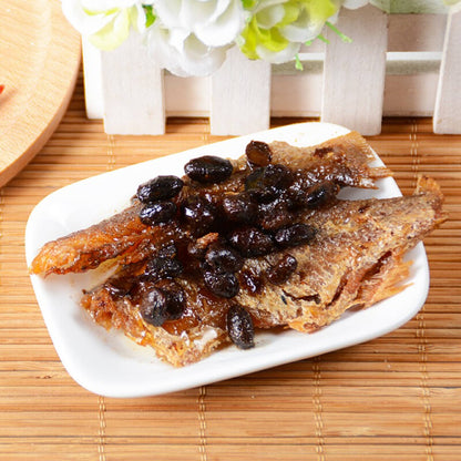 China GanZhu Canned Fried dace with black beans