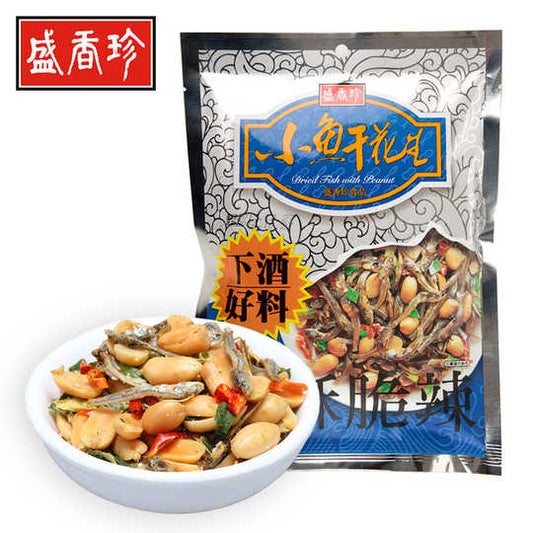 Taiwan SHJ - DRIED FISH WITH PEANUT 80g
