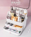 Make Up Storage Box Transparent 1pc White Color 时光机 网红化妆品收纳盒