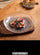 She Li Gold Design Flower Line Glass Salad Bowl Fruit Plate 9 Inches 1pc 舍里果盘