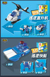 Enlighten Lego Toy Qman Keeppley City Defense Force Soldiers Random Toy 1pc 2106 启蒙 超集变-城市防卫军