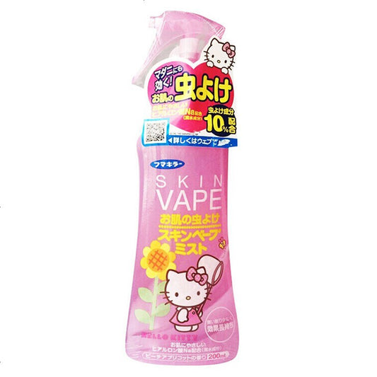 Skin VAPE Spray Mosquito Repellent with Hyaluronic acid (Peach)200ml