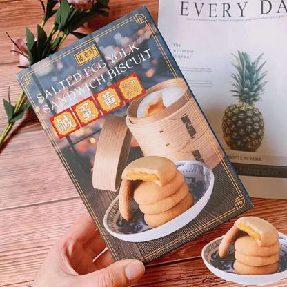 Taiwan SHJ - Salted Egg Yolk Sandwich Biscuit 85g
