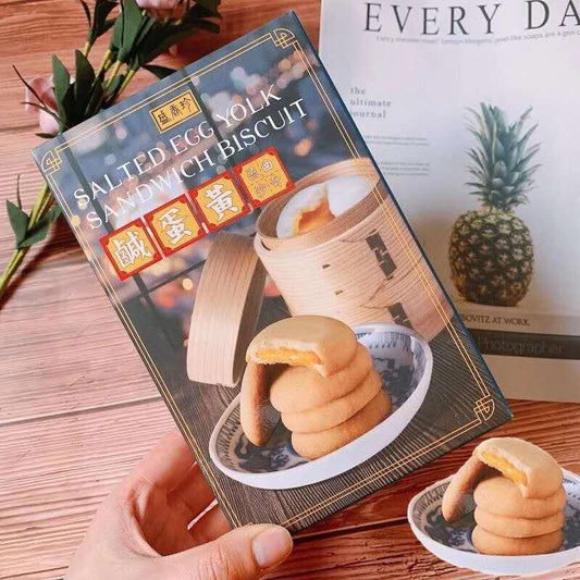 Taiwan SHJ - Salted Egg Yolk Sandwich Biscuit 85g