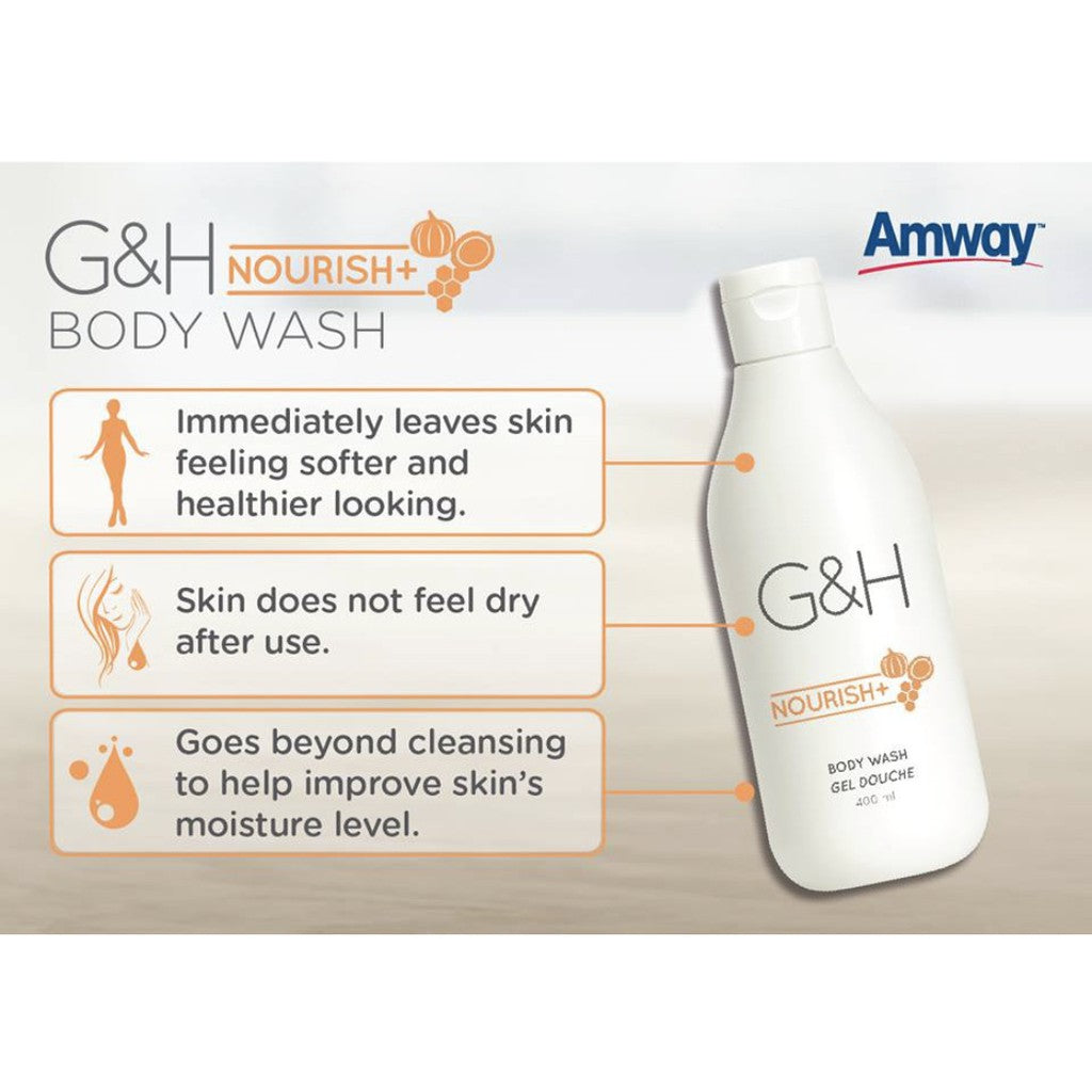 G&H NOURISH+ BODY WASH 400ml