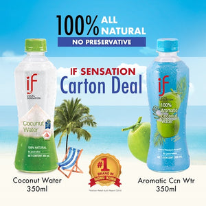 [Thailand BEST Seller] if Local Sensation Coconut Water W/Coconut 350ml